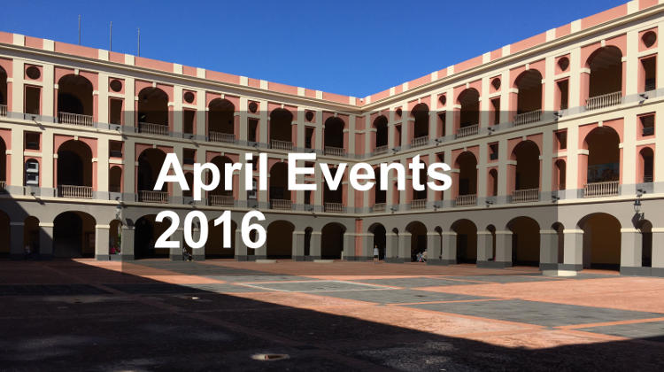 April Events 2016 
