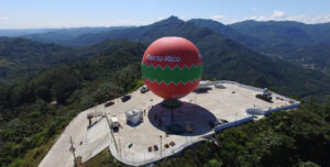 Flying high over Jayuya on the Aerostatic Balloon