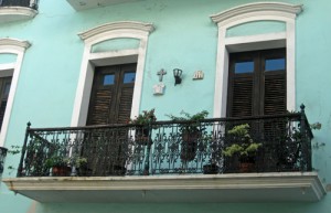 old san juan balconies