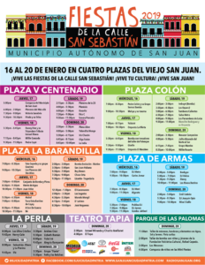 Fiestas de la Calle San Sebastian Schedule