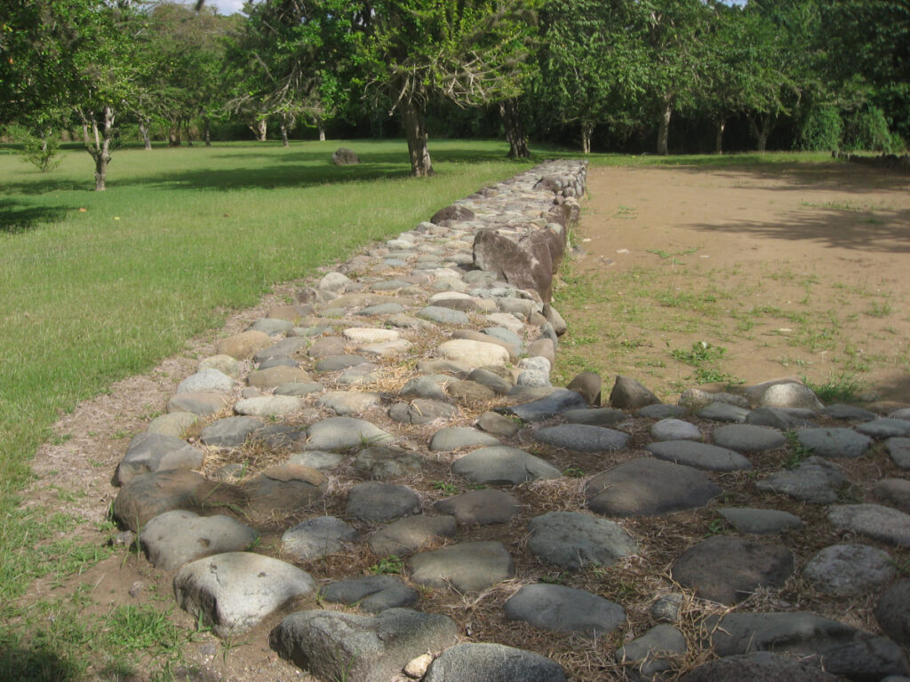 A ceremonial ball field at the Centro Ceremonial Indigena de Tibes near Ponce.